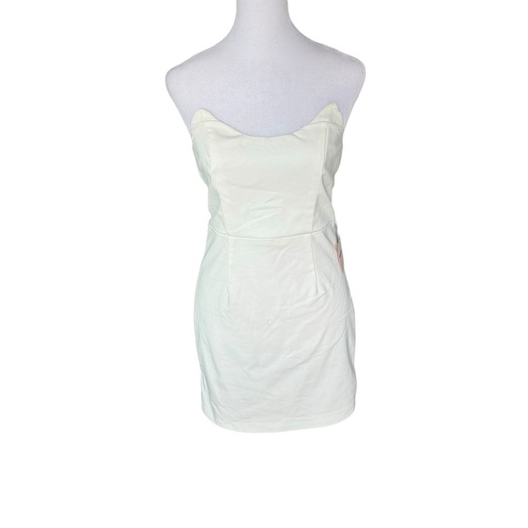 SuperDown x Revolve - NWT Stevie Sweetheart Bridal Mini Dress Sz S - Picture 4 of 14